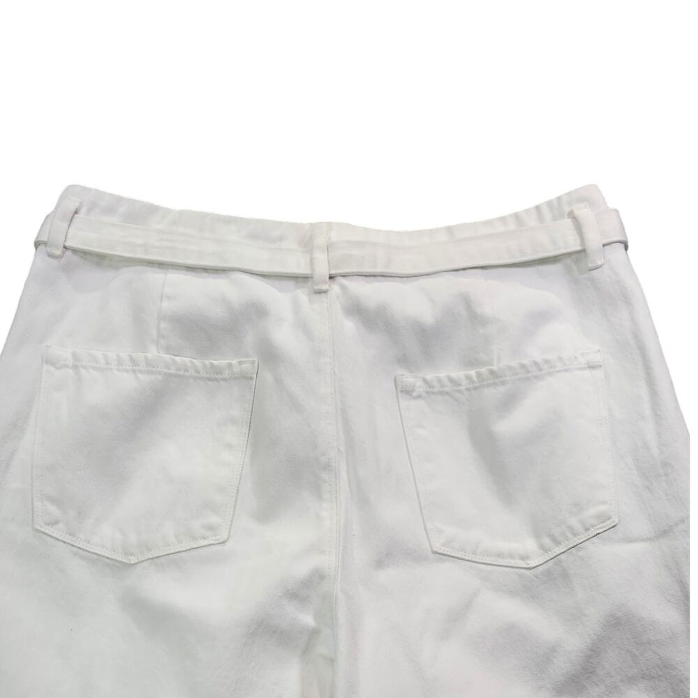 J Brand | White Louisa High Rise Tie Waist jeans | Size 32 - Picture 9 of 9